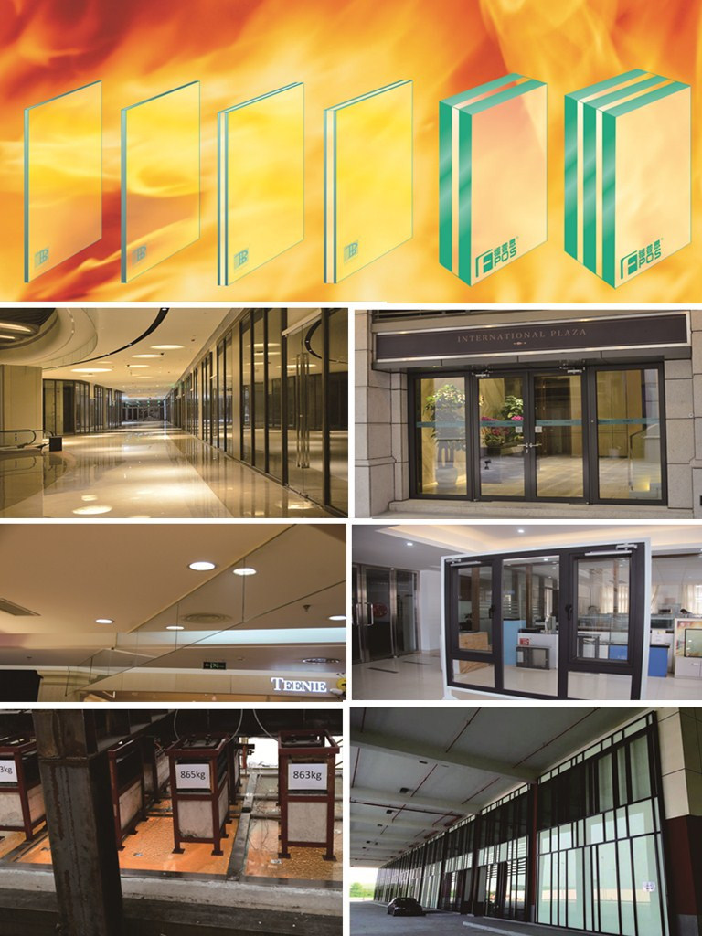 Fire-resistant glass dividers Fire-resistant glass dividers