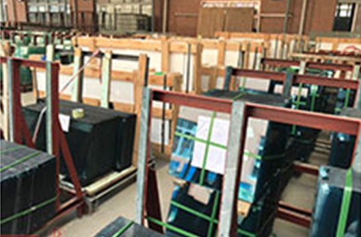 Fire resistant glass factory packing and shiping