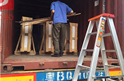 Fire resistant glass factory packing and shiping