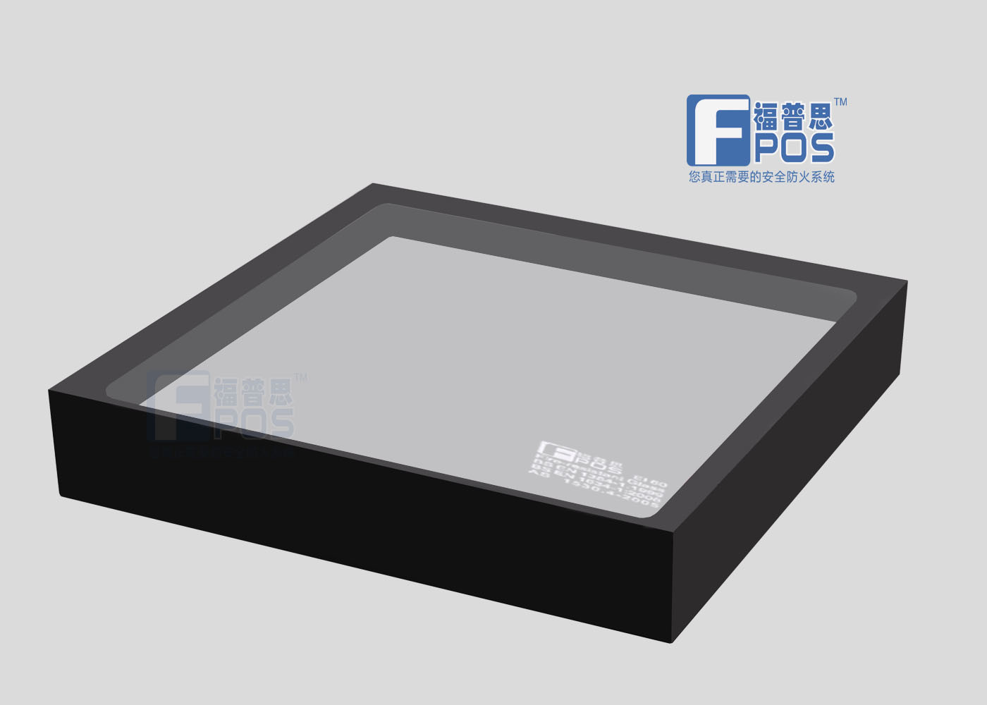 Fpos Fire Rated Glass for Glazing Door and Partition System