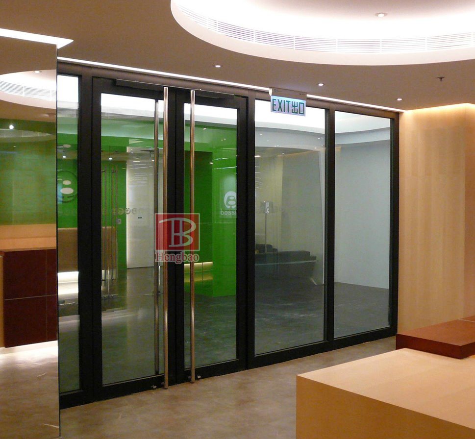 fire resistant glass door